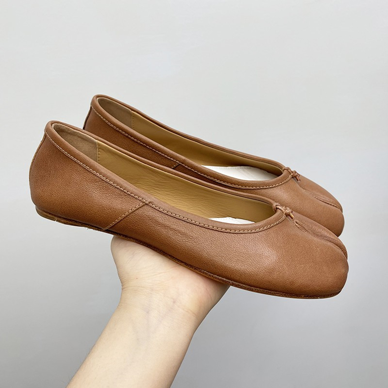 平底单鞋女tabi分趾手工芭蕾鞋