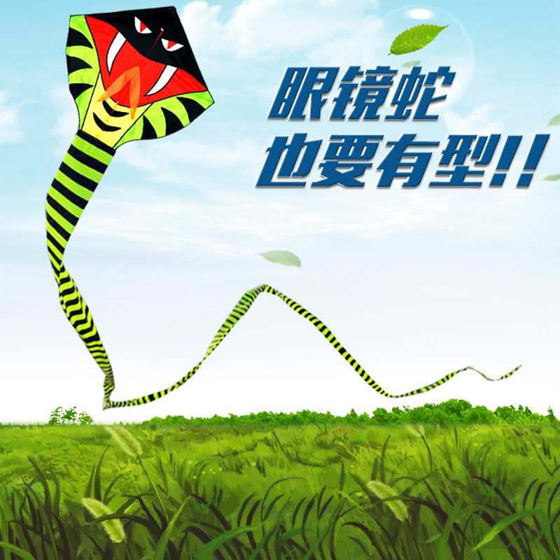 潍坊风筝微风易飞成人专用大型y高档长尾巴大蛇儿童卡通初学者手