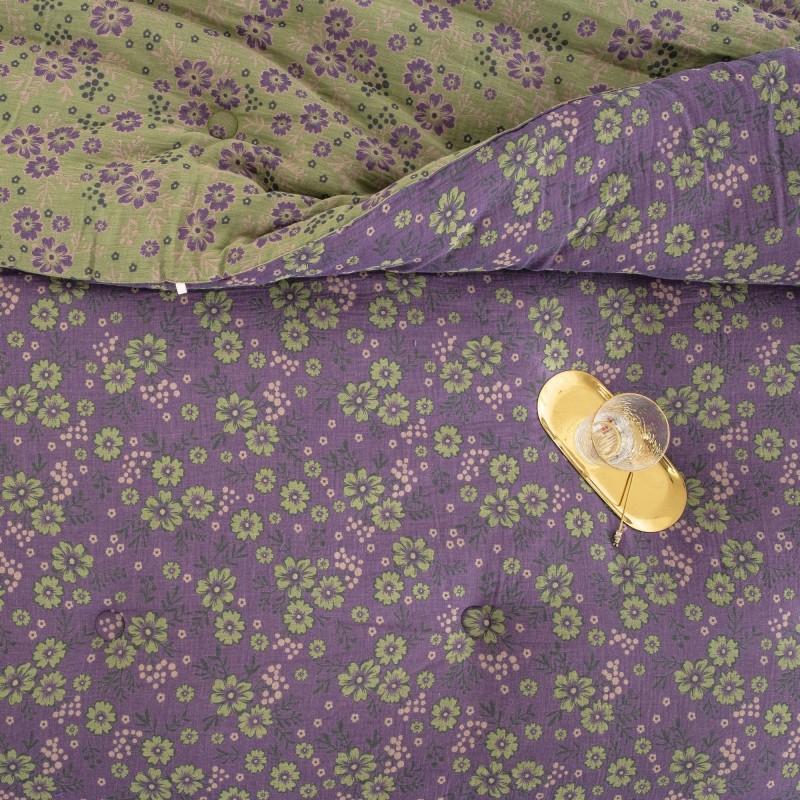 色织双层纱布碎花春秋被子可机洗D加厚保暖全棉冬被双人棉被芯,床上用品,化纤被,淘宝优惠券,粉丝福利购,淘宝优惠卷