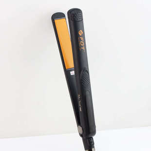 FBT弧形低温矫正护理电夹板U型卷直两用夹凹凸拉直内扣卷发造型板