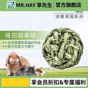 提摩西草球天竺鼠兔子龙猫 宠爱草园系列 磨牙零食 Hay草先生