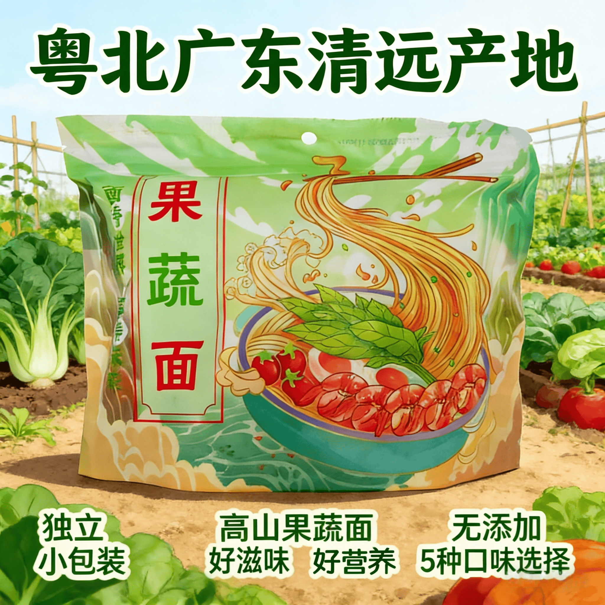 广东山药菜心淮山紫薯南瓜火龙果蔬菜面条挂面老人宝宝早餐都爱吃