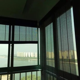 竹卷帘竹窗帘阳台U装 竹帘卷帘中国风隔断家用遮阳日式 饰竹帘子防