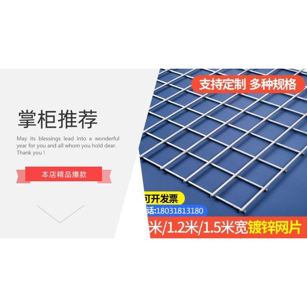 安义镀锌铁丝电焊网片建筑网格养殖隔离网加粗狗笼子钢丝围栏防护