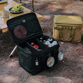 漂途户外露营战术收纳包野餐杂物袋炊具炉具餐具包储物野营收纳箱