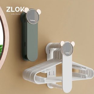 家用免打孔整理架双层阳台浴室晒晾伸缩衣架收纳架多功能收纳架
