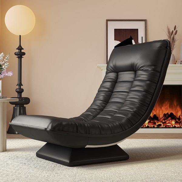 时尚单人沙发椅可旋转意式轻奢客厅阳台休闲可躺懒人沙发月亮转椅,住宅家具,懒人沙发,淘宝优惠券,粉丝福利购,淘宝优惠卷