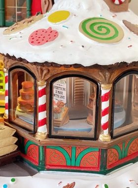 美国LEMAX老奶奶面包商店音乐盒女生女友节日礼生日礼物创意摆件