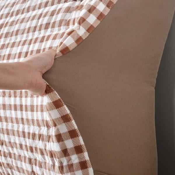 简约现代新款布艺夹棉床头罩套弧形软包皮床木床头保护床头套全包,家装主材,床头套,淘宝优惠券,粉丝福利购,淘宝优惠卷