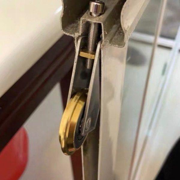 不锈钢玻璃浴室配件吊轮上下滚轮移门凹凸铜轮轨道衣柜推拉门,基础建材,滑轮,淘宝优惠券,粉丝福利购,淘宝优惠卷