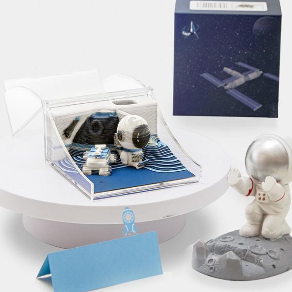 选择星3d立体便签纸雕迷科幻航建筑模型环纸送礼物自然系列天城号