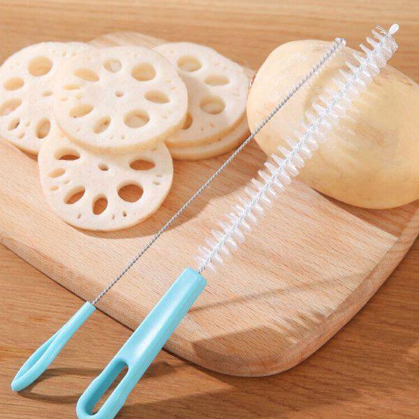 德国洗藕刷裱花嘴刷清洗奶瓶水杯吸管刷莲藕孔多功能清洁刷子厨房