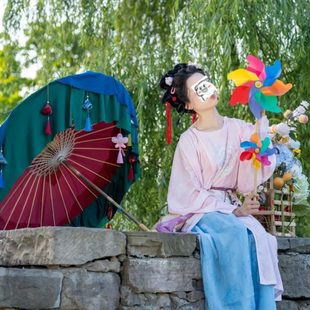 宋代集市户外传统民俗卖货郎背篓国风巡游整套出街摆摊网红打卡