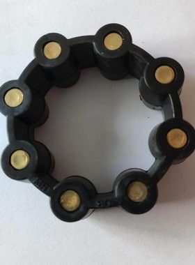 铁芯联轴器橡胶垫子8脚弹性圈CC MH55 65 80 90 115 130 175 200