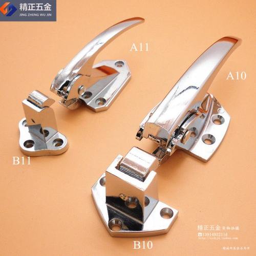 可调节高度烘箱门锁 冰柜拉手拉手搭扣把手冷库门锁烘箱烤箱配件