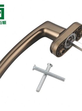 ROTO内平开上悬五金铝木门窗执手塑钢窗内开窗扁平把手