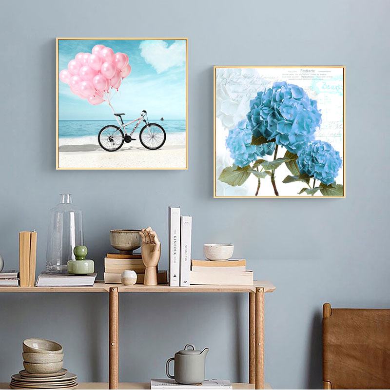 卧室床头装饰画客厅沙发背景墙壁画田园风格简约温馨餐厅饭厅挂画