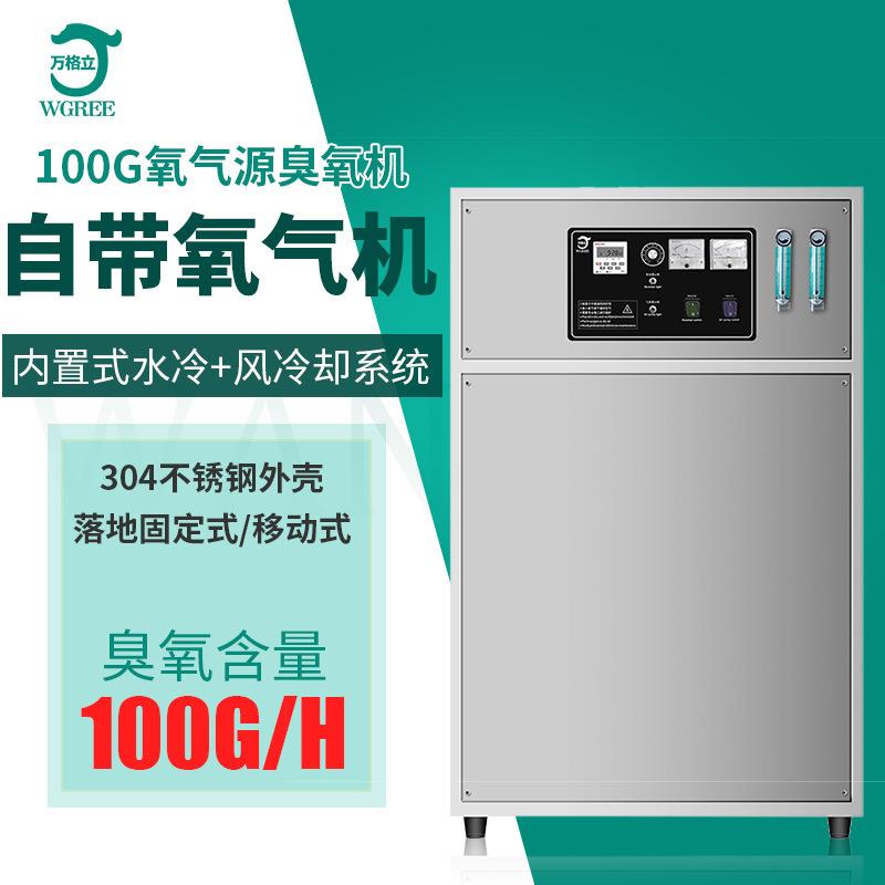 万格立100G氧气源臭氧发生器牛仔洗水脱色水产养殖污水处理杀菌