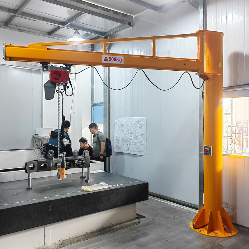 孚尔特供应0.5T1T2T手动旋转灵活270度配KBK轨道款悬臂起重机