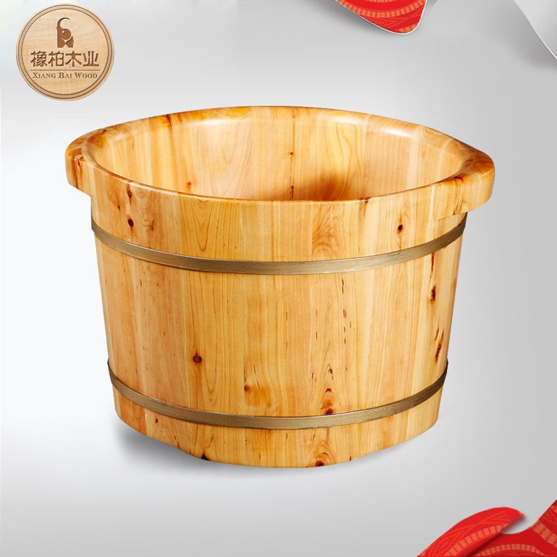 橡柏泡脚木桶过小腿香柏木足浴桶泡脚桶洗脚盆泡脚盆木盆保温家用