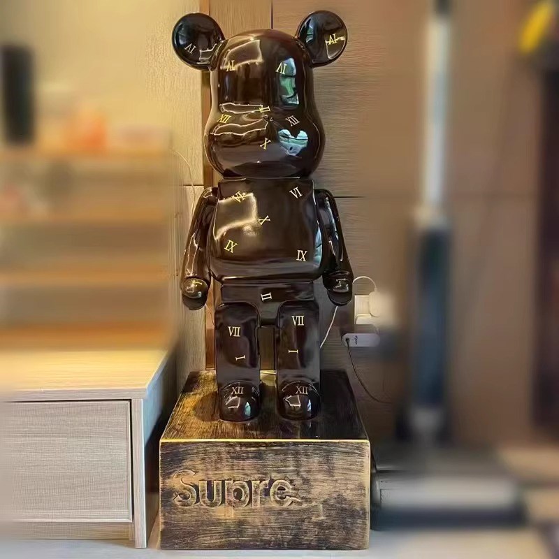 卡通暴力熊存钱罐只进不出可存可取大号客厅摆件高端家居乔迁装饰