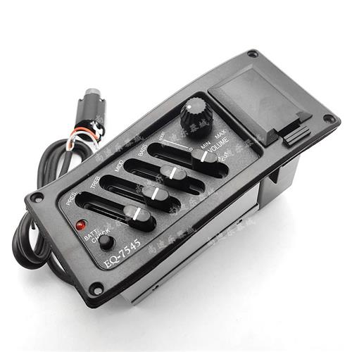 电箱吉他拾音器电箱琴EQ均衡器四段EQ-755R木吉他改装拾音器