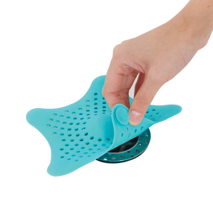 Umbr海星排水塞卫生间浴室下水道防臭地漏洗脸盆硅胶头发过滤网