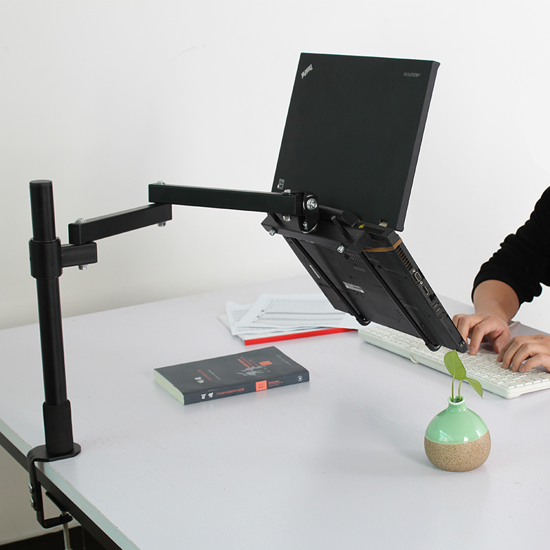 东际万向折叠笔记本支架 桌面电脑散热架 懒人床上电脑桌架BC2