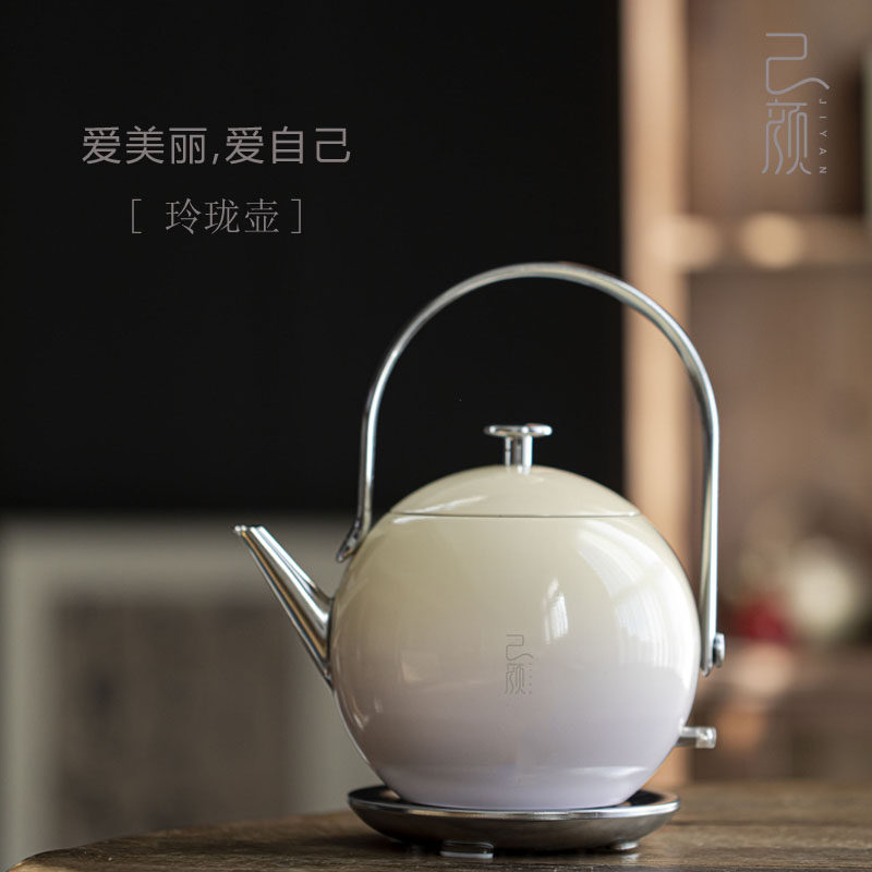 己颜玲珑壶家用茶台快速烧水自动断电民宿电热水壶小型送礼