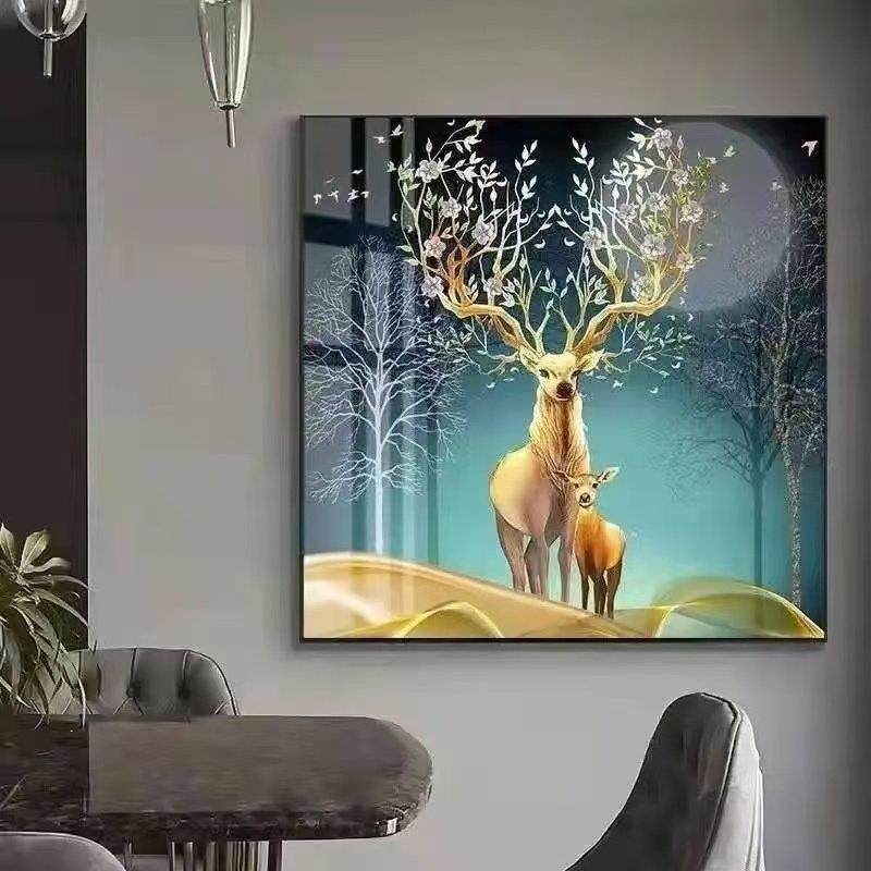 挺固正方形玄关画简约现代客厅挂画餐厅背景墙走廊过道壁画免打孔,全屋定制,定制背景墙,淘宝优惠券,粉丝福利购,淘宝优惠卷