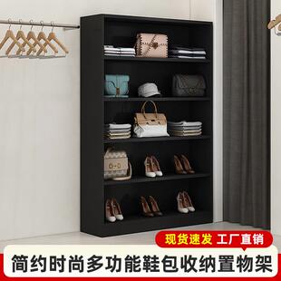 服装店中岛桌流水台展示柜现代简约多层收纳鞋包店摆放陈列置物架