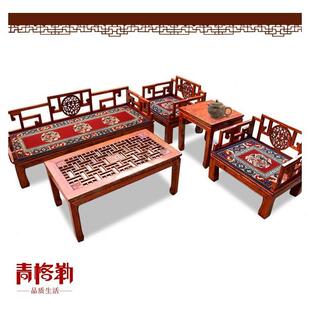 中式藏毯实木沙发坐垫懒汉床毯垫 卧室飘窗地毯新吉祥寓意家用椅