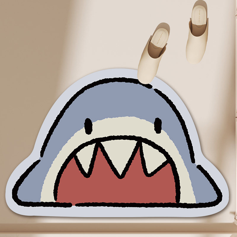 卡通浴室吸水地垫家用软硅藻泥厕所门口异形小地毯门垫进门卫生间,居家布艺,家用脚垫,淘宝优惠券,粉丝福利购,淘宝优惠卷