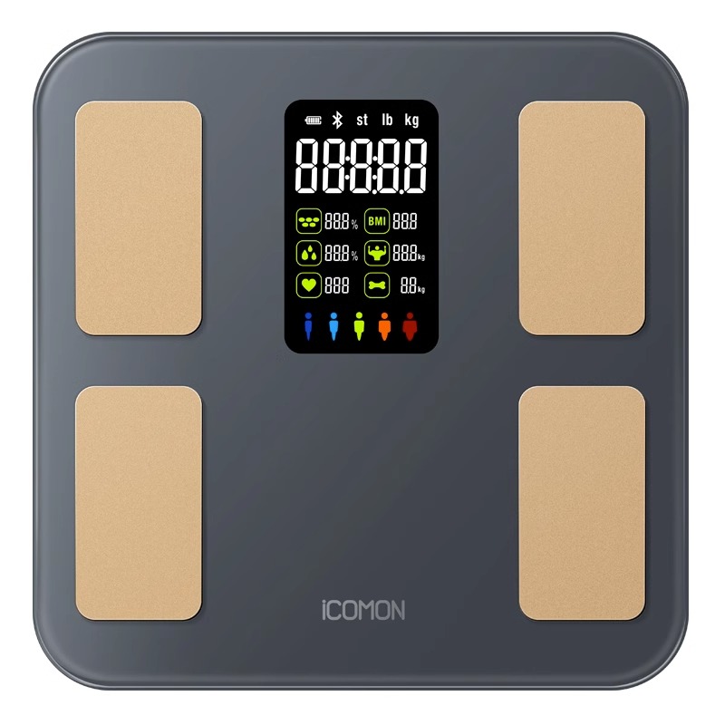 沃莱大彩屏体脂秤体重秤电子秤人体称体重的家用小型精准计高精度