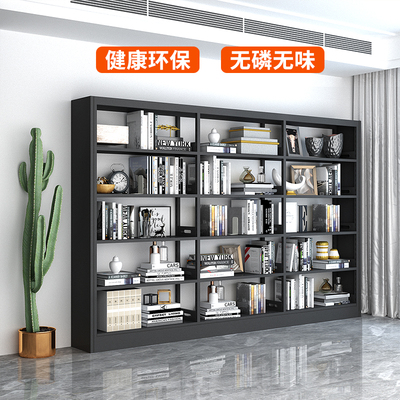图书馆书架钢制书店学校单双面资料架阅览室档案架铁架铁皮储物架