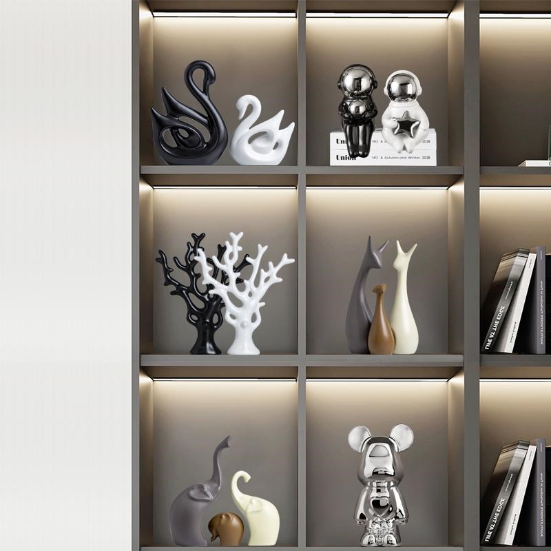 轻奢酒柜摆件家居电视柜餐边柜装饰品客厅玄关高级感新款摆设
