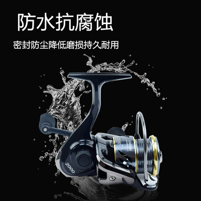 RYOBI利优比路亚卷线器斜口浅线杯微物卷线器双摇臂渔轮路滑渔轮R