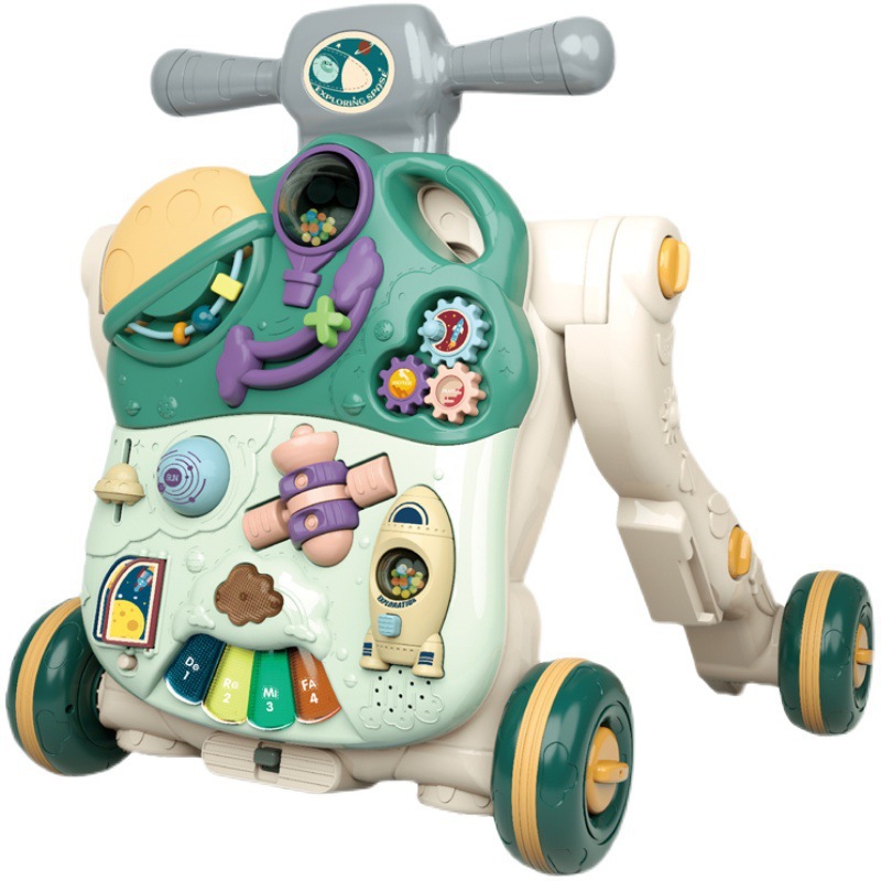 儿童学步车婴儿多功能手推车玩具 宝宝防o型腿防侧翻音乐助步推车