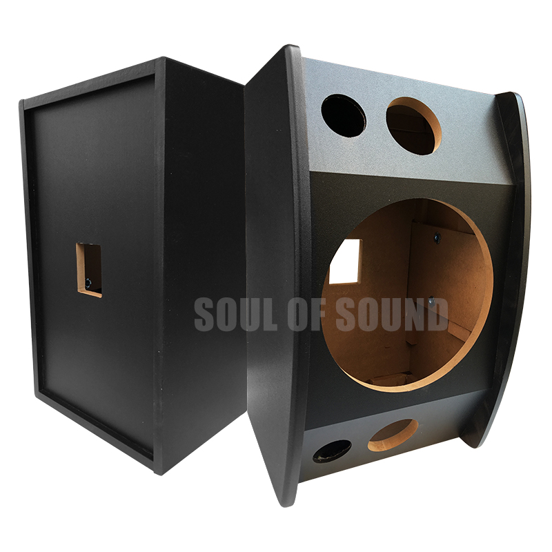新款8/10/12寸KTV音响空箱体复古音箱加厚板K歌无源壁挂DIY空音箱