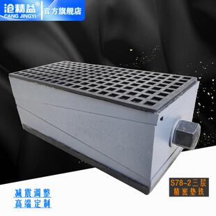 垫铁调整机床减震地脚垫精密垫块水平调节脚三层平行块防震沧精益