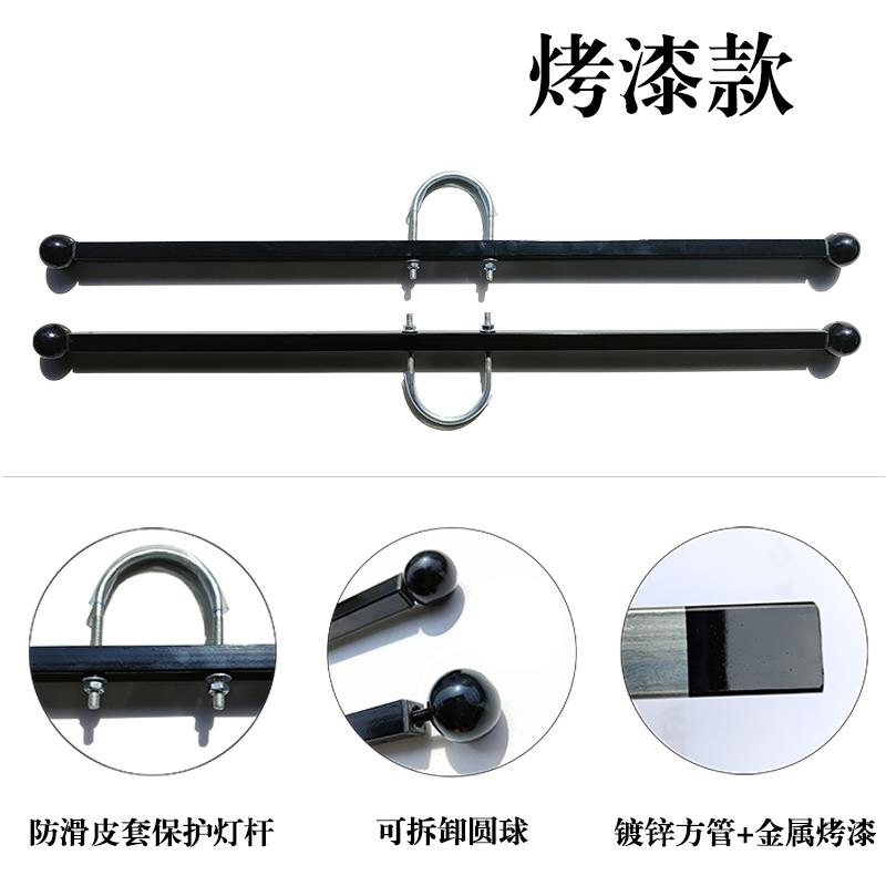 灯杆旗灯杆道旗架子灯杆广告旗定做马路小区道旗架铁艺定做包邮