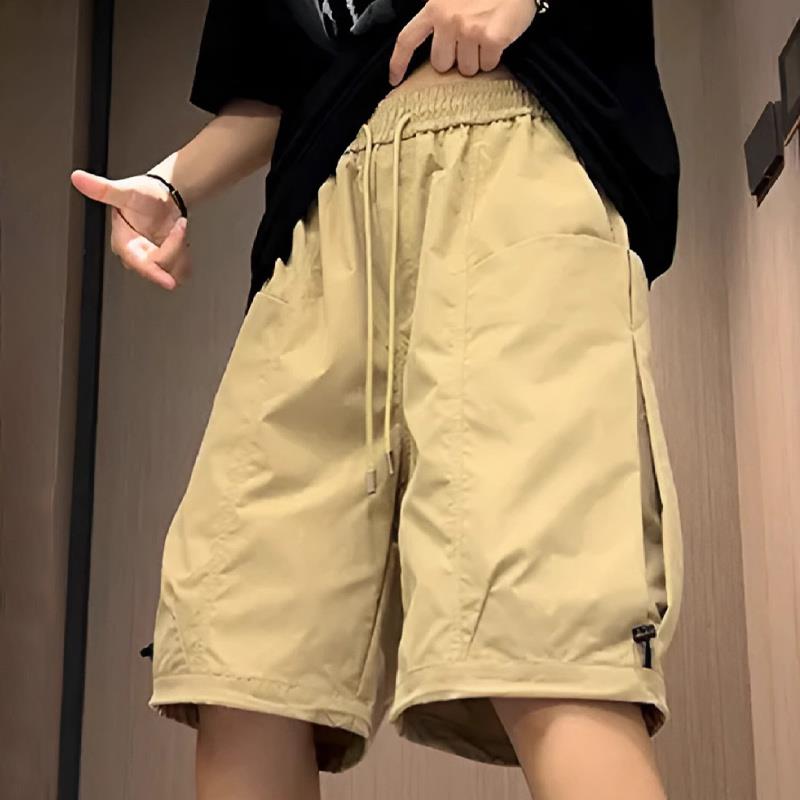 美式机能多口袋工装短裤男夏季潮牌宽松篮球运动裤青年速干五分裤