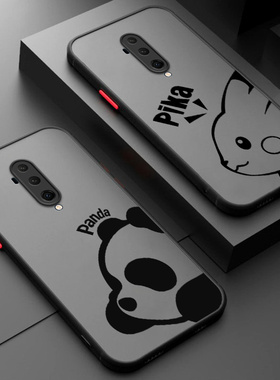 创意熊猫适用一加7Tpro手机壳1+7tpor硅胶oneplus7tpr0保护套pro全包防摔限量版一加七男女软1加por新款外壳
