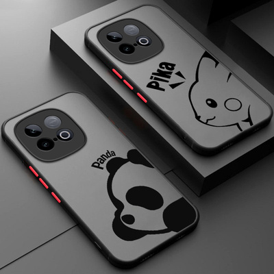 适用iQOOZ10Turbo+手机壳Z10trubo十加爱酷熊猫磨砂硅胶ioz全包icooz防摔iq00保护套iqz男女新款vivo外壳