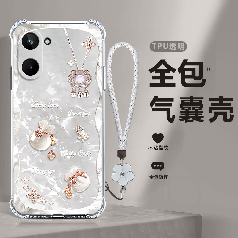 四角防摔，透明加厚气囊