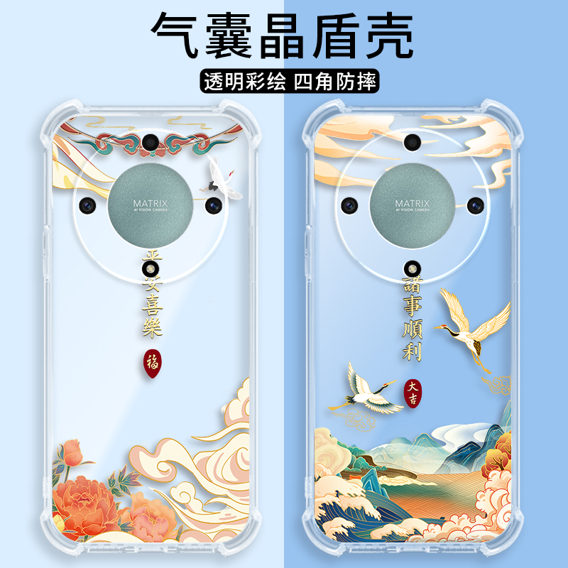 四角防摔,透明加厚气囊