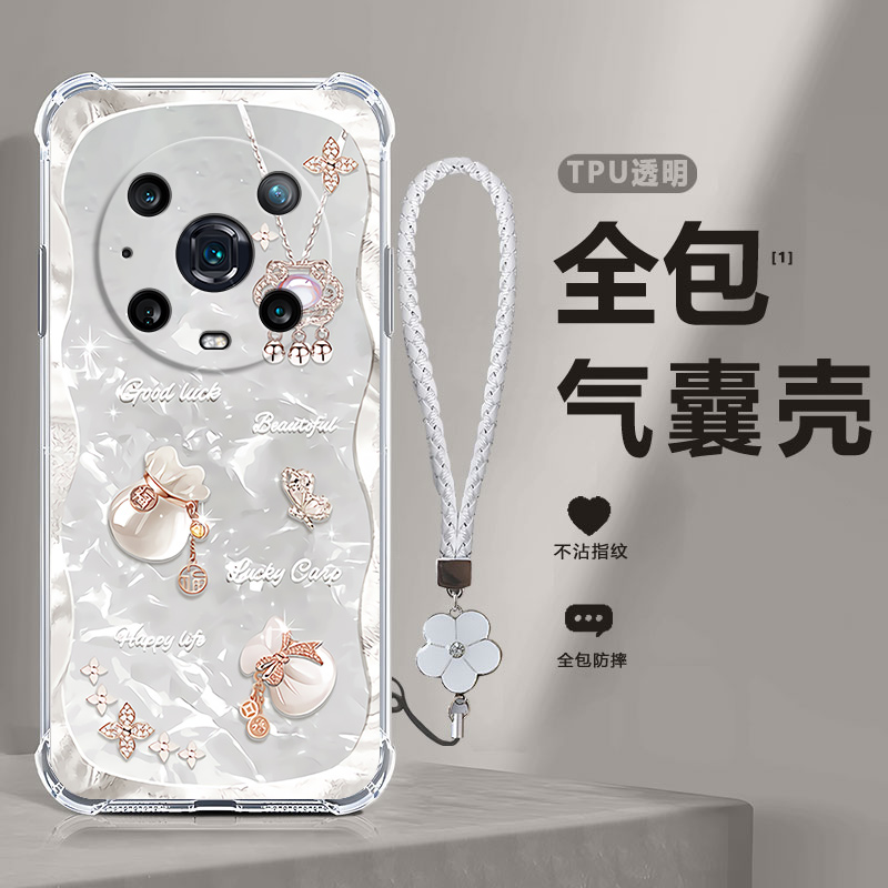 四角防摔，透明加厚气囊