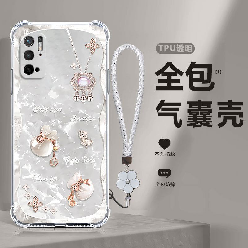 四角防摔，透明加厚气囊