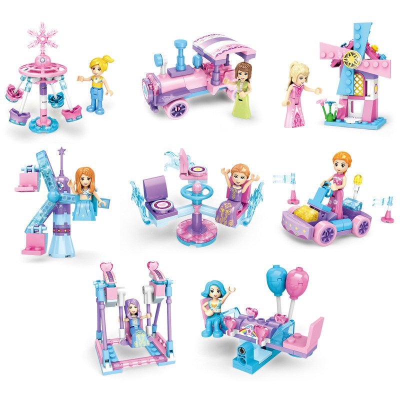 中国积木b超华中人合体忍者儿童益智男礼拼装玩具孩物拼装8合1机