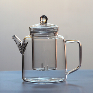 泡茶W壶家用煮茶 围炉煮茶黑晶炉专用玻璃煮茶壶茶具套组2023新款